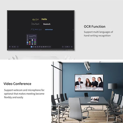 Interactive White Board School TV Touch Screen Monitor Interactive Display Smart Board Office